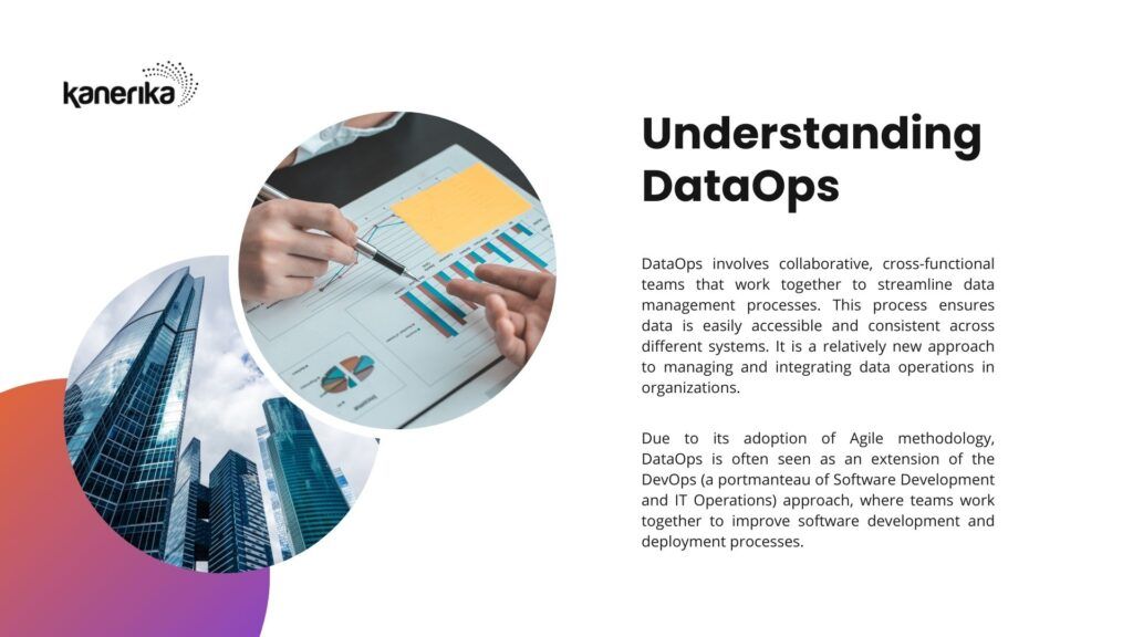 DataOps enables organizations to streamline and automate their data pipelines, reduce errors, and improve team collaboration — all through an efficient data process that is more agile and effective than traditional data management tools.