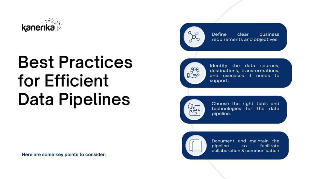 Data pipeline best practices are the guidelines that help data engineers design, build, and maintain reliable data pipelines.