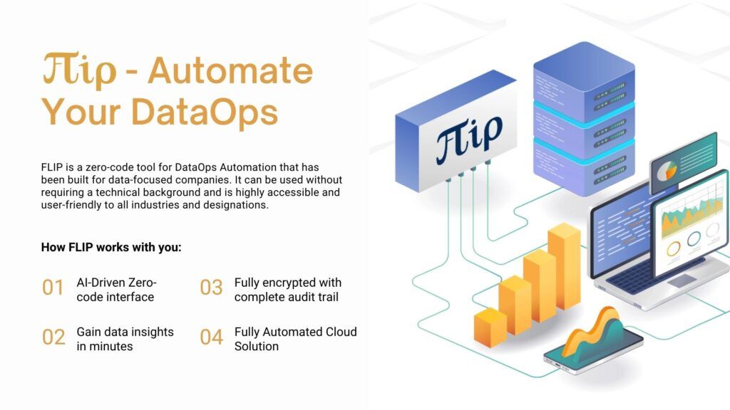 FLIP is a zero-code tool for DataOps Automation that has been built for data-focused companies.