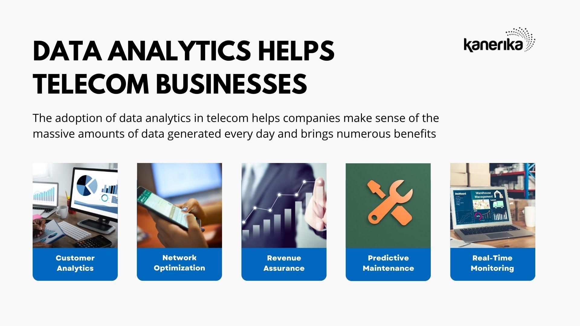 Data Analytics Benefits for Telecom Businesses