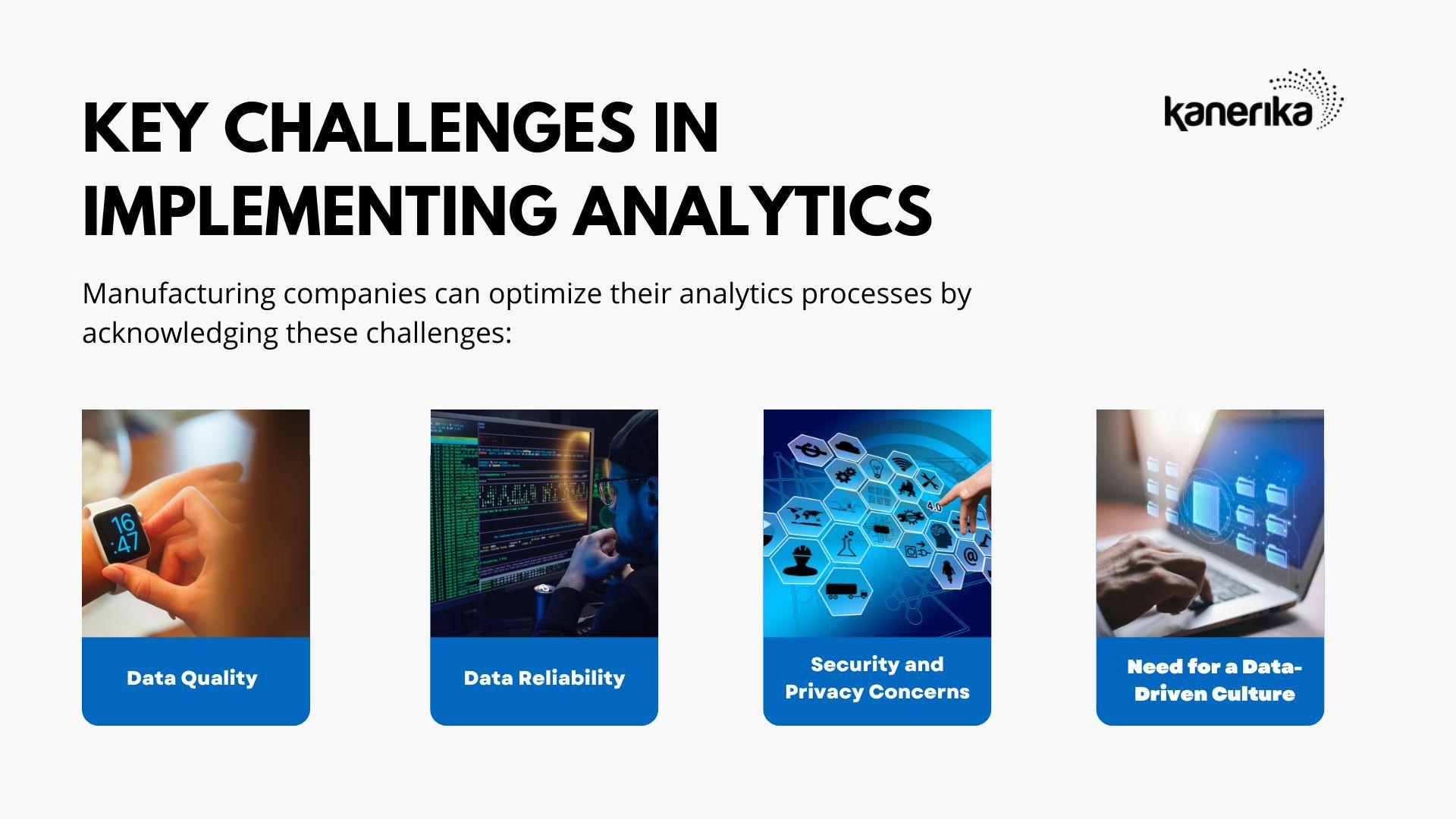 Challenges in Implementing Data Analytics in Manufacturing