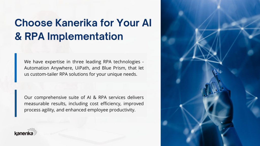Kanerika: Pioneering AI & RPA Integration for Tomorrow's Business