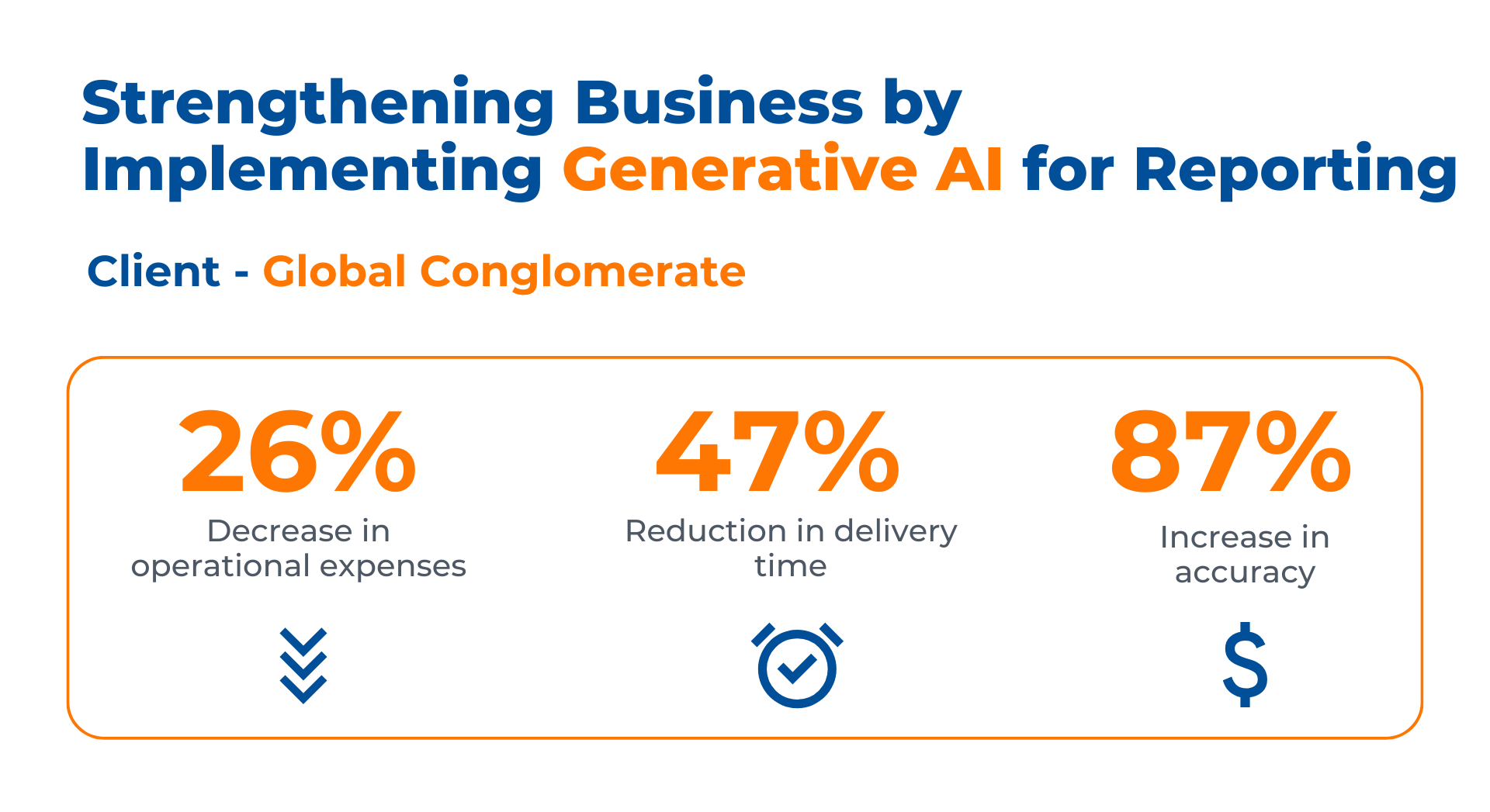 Strengthening Business by Implementing Generative AI for Reporting 