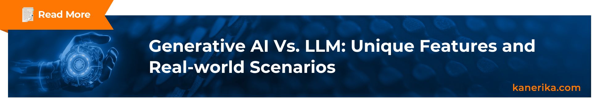 Generative AI vs LLM