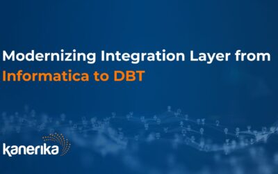 Modernizing Integration Layer from Informatica to DBT