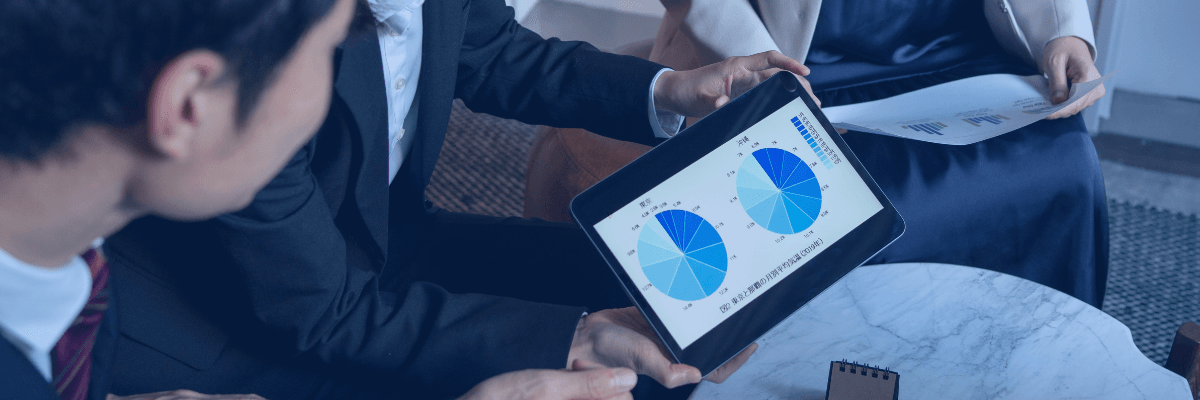 Employee looking at Data
