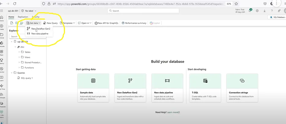 SQL Database in Fabric