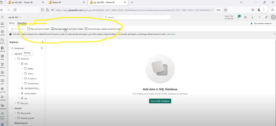 SQL Database in Fabric