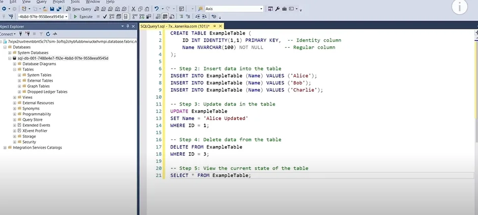 SQL Database in Fabric