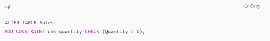 T-SQL Notebooks in Microsoft Fabric in Adding Constraints
