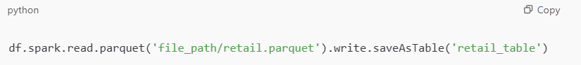  Converting Parquet Data into a Lakehouse Table in Microsoft Fabric