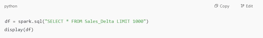code for Microsoft Fabric Time Travel