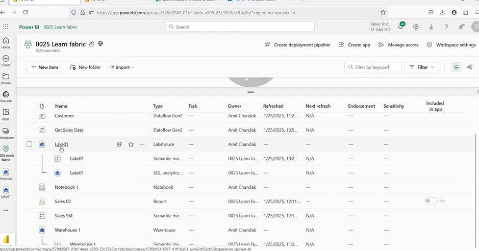 OneLake Shortcut in Microsoft Fabric
