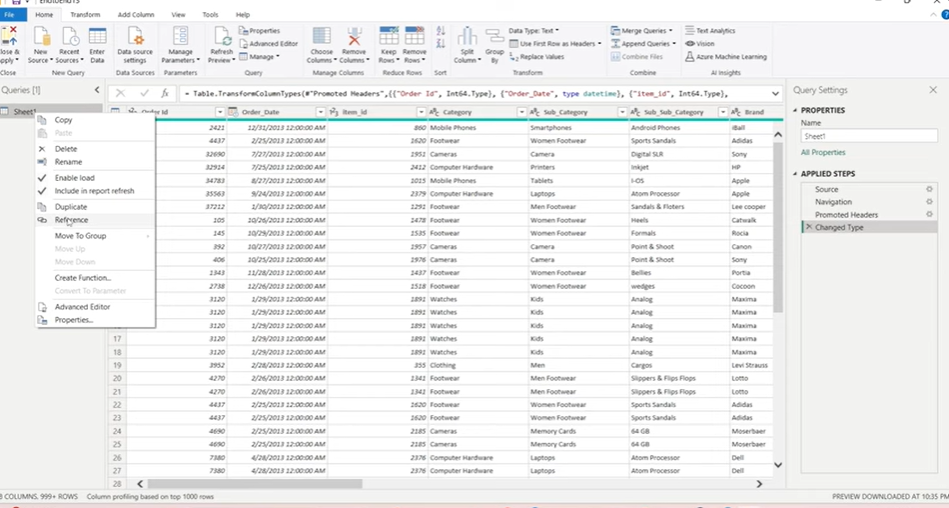 Power Query in Power BI