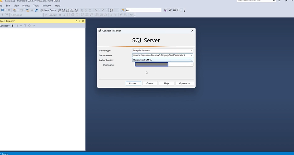Semantic Model in SSMS