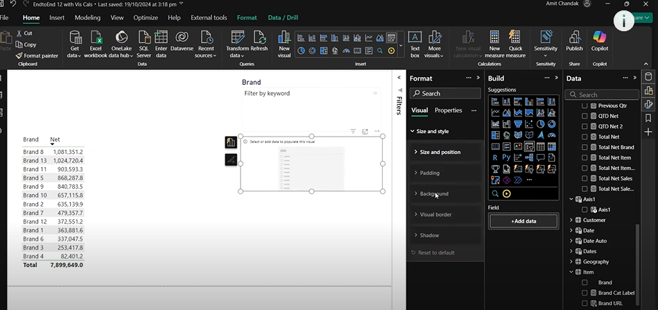Adding Another Slicer in Power BI