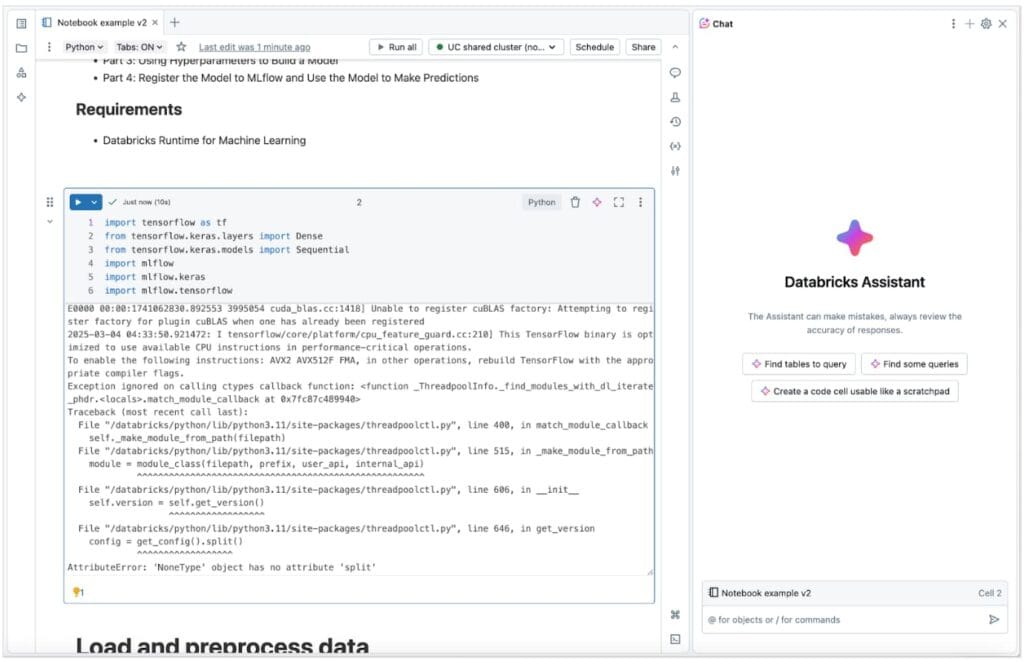 Databricks Assistant
