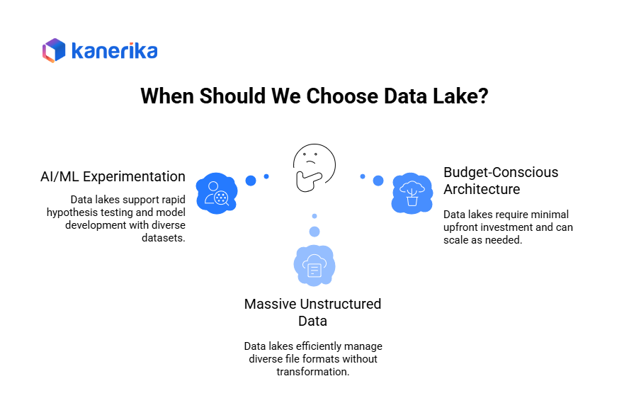 When to choose data lake
