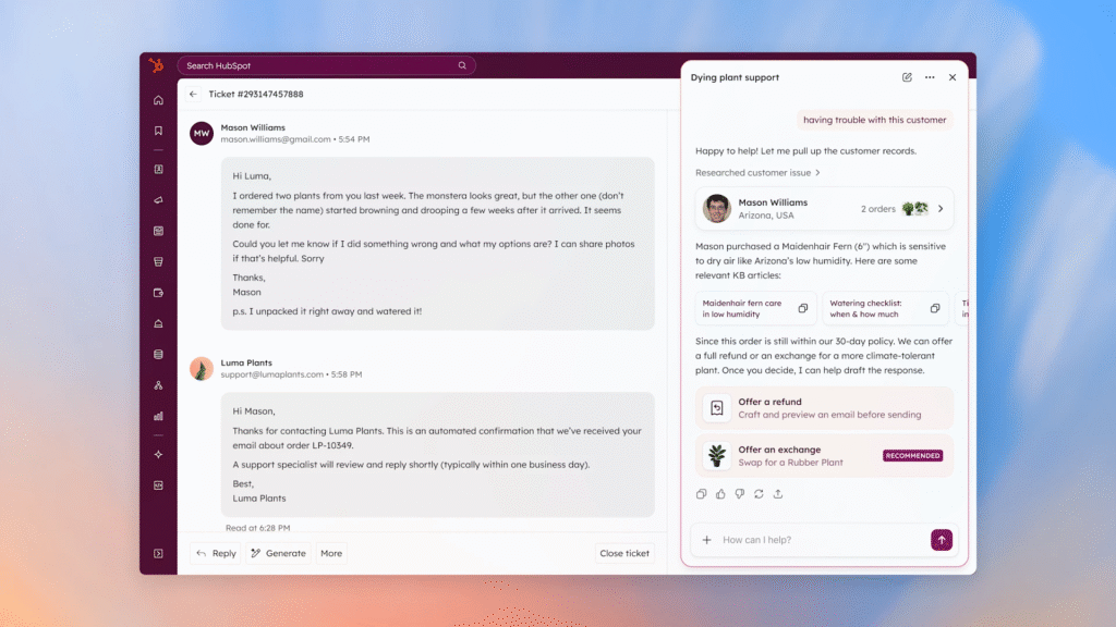 HubSpot: AI-Powered CRM Workflows