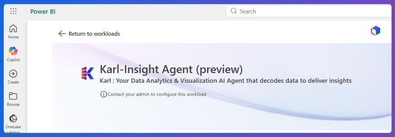 Karl - Available as a Microsoft Fabric Workload in Public Preview