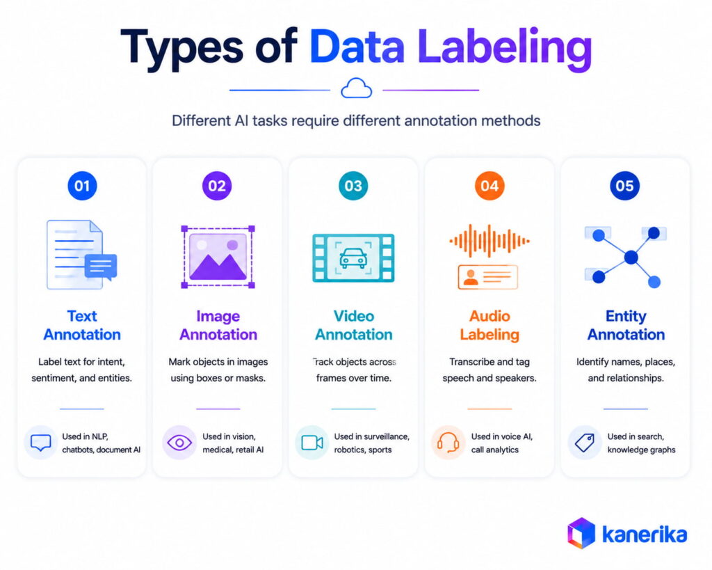 What are the Different Types of Data Labeling?