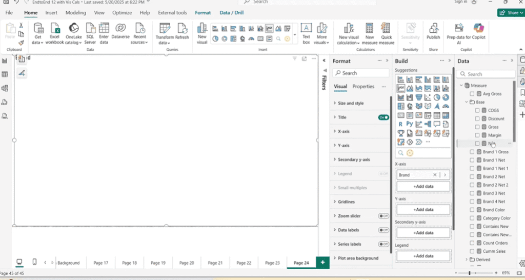 Add Data Fields with Power BI