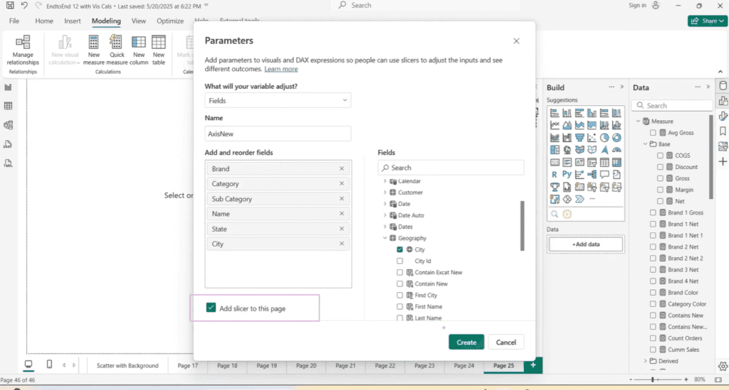 Field Parameters in Power BI