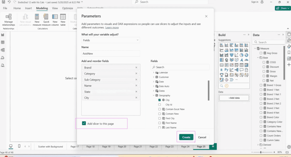 Field Parameters in Power BI
