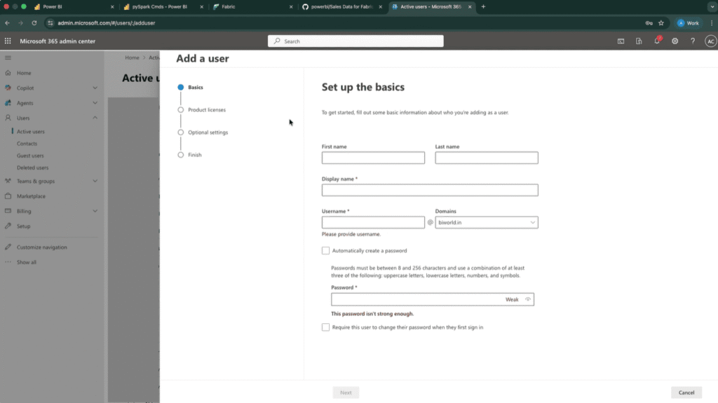 Vendor Onboarding in Power BI 
