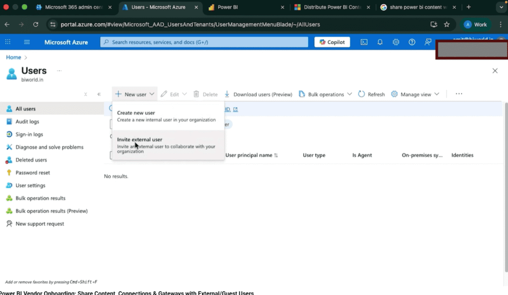Vendor Onboarding in Power BI 