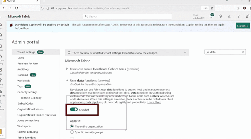 Translytical Task Flow in Power BI