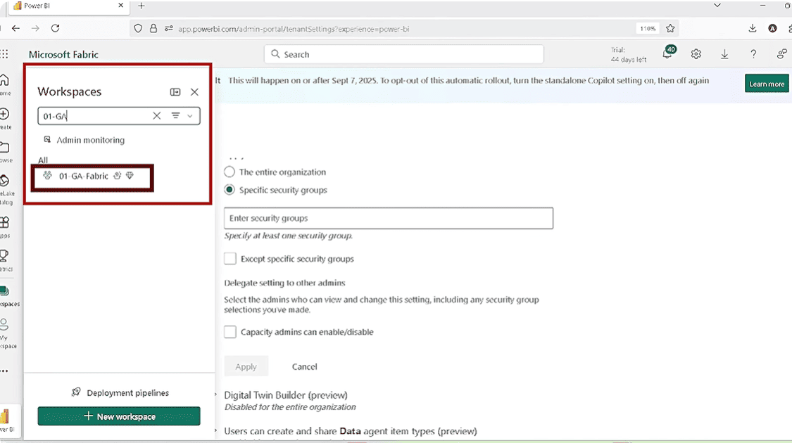 Translytical Task Flow in Power BI