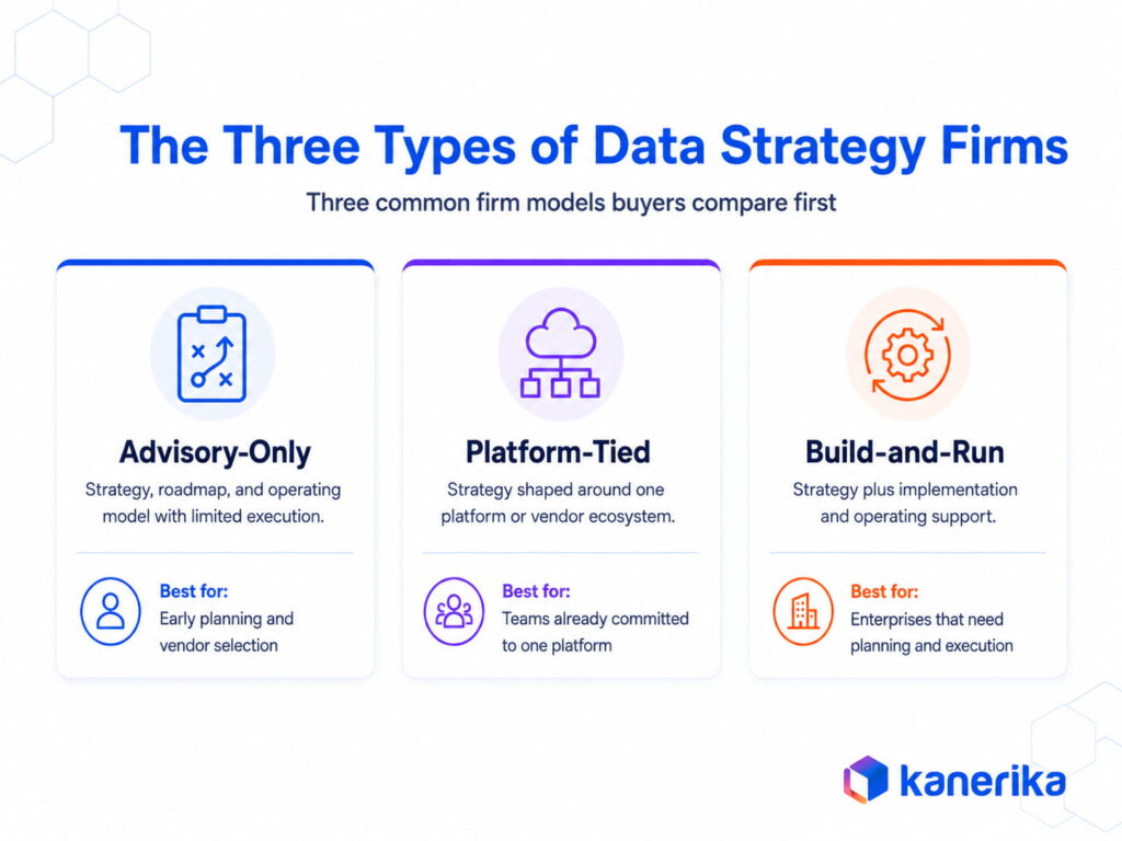 types of data strategy firms