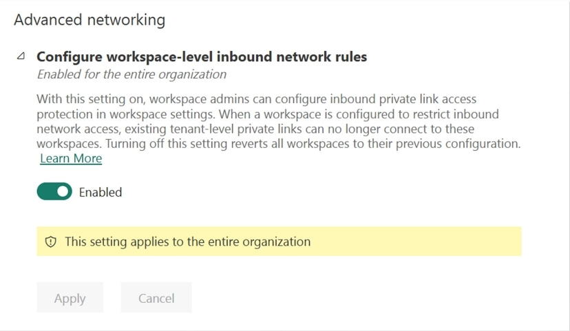 Workspace-Level  Private Links in Microsoft Fabric 