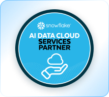 Kanerika image for Unlocking the Snowflake AI Data Cloud Services Select Tier Partner Status.