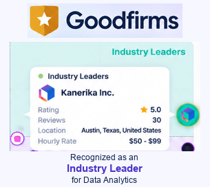 Kanerika recognized as Industry Leaders in Data Analytics category by Goodfirm