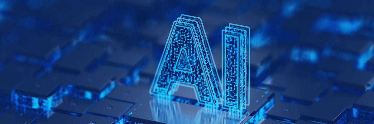 Kanerika AI blog banner for Diffusion Model vs GAN vs VAE vs Flow Matching, showing glowing AI letters on a digital chip-style background.