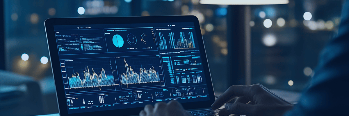 Kanerika blog banner for Databricks Omnigent showing analytics dashboards on a laptop screen.
