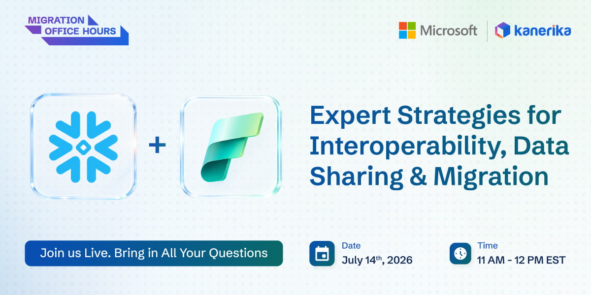 Snowflake+Fabric Interoperability, data sharing, and migration