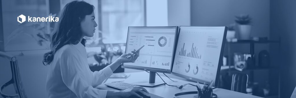 Data analyst reviewing performance dashboards, representing liquid clustering in Databricks