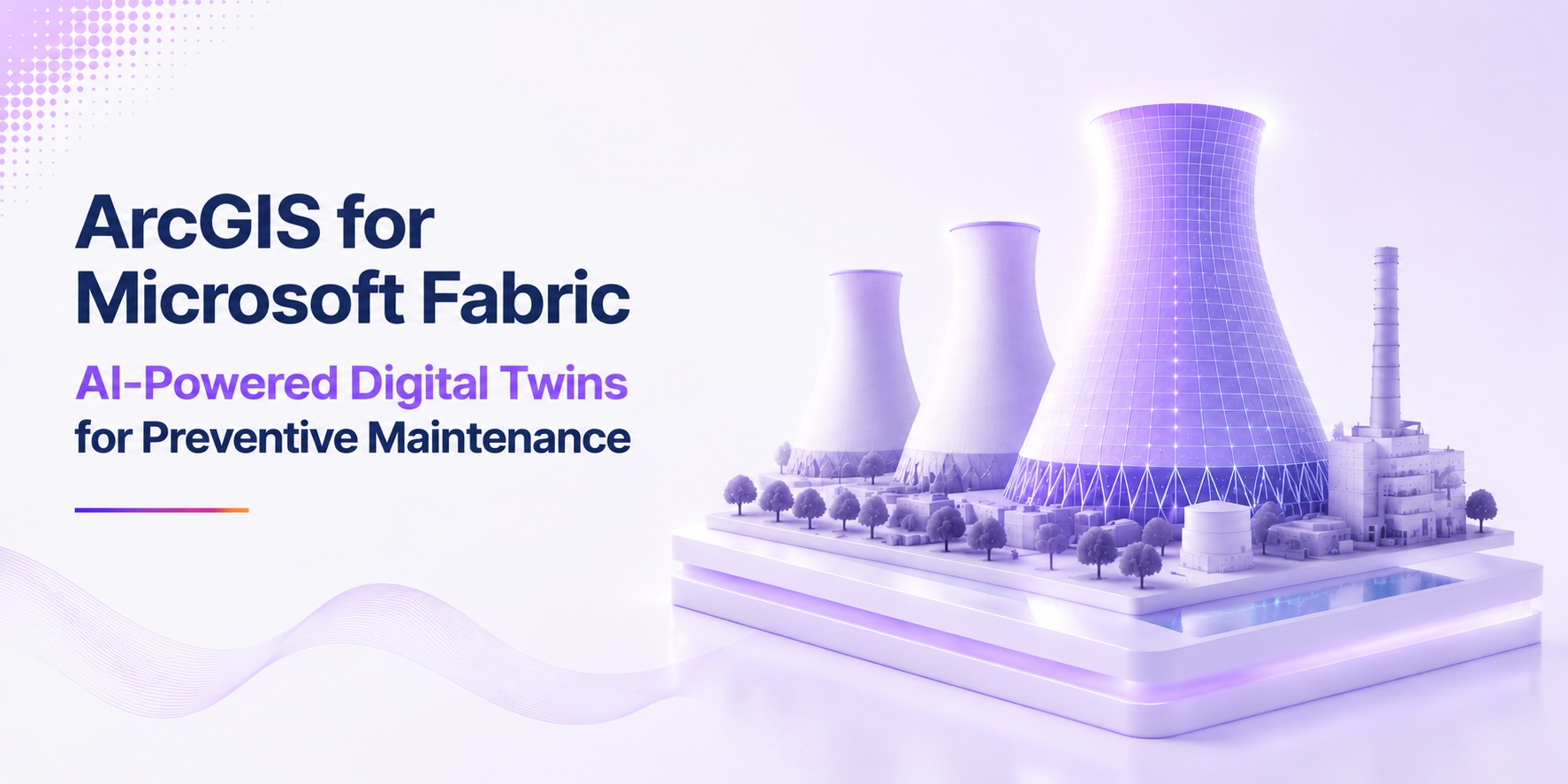 Kanerika Datasheet cover for ArcGIS microsoft Fabric Digital Twins Datasheet