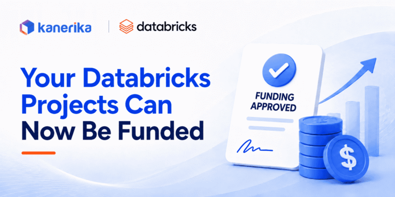 Kanerika Datasheet cover for Databricks Funding Support