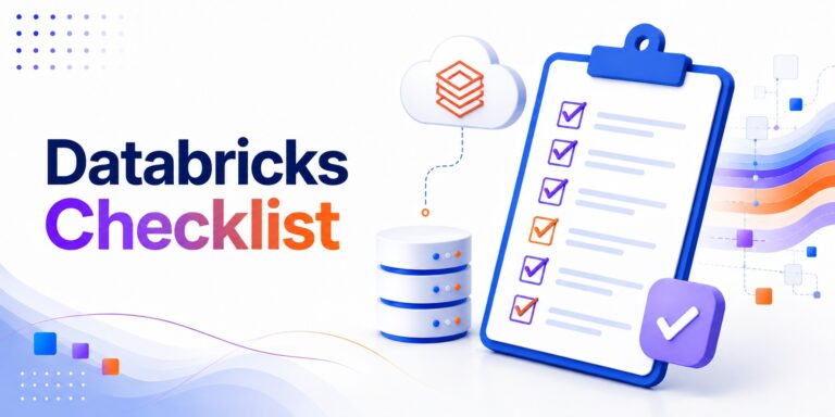 Kanerika checklist cover for Databricks checklist
