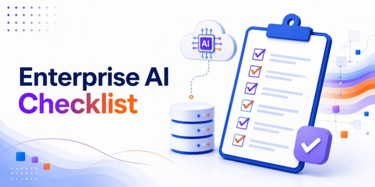 Kanerika Checklist cover for Enterprise AI checklist