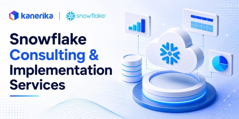 kanerika datasheet cover for Snowflake consulting services