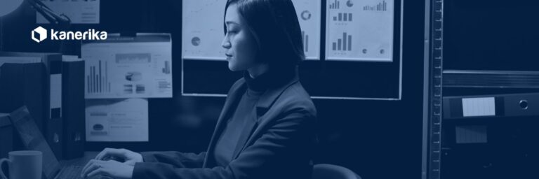 Analyst reviewing and classifying enterprise data records, representing data classification tools for enterprise security and compliance