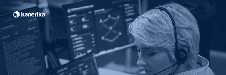 Security analyst monitoring data security posture management dashboards in a operations center