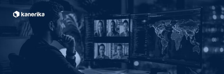 Software engineer collaborating with a global offshore development team across time zones, representing offshore software development rates