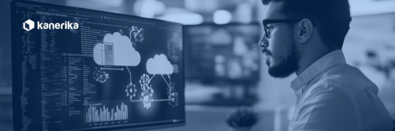 A data engineer analyzing a cloud data platform architecture on screen, representing enterprise Snowflake use cases