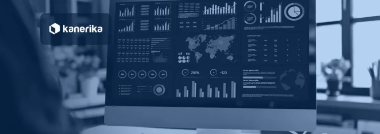 Augmented analytics tools dashboard showing AI-generated business insight for enterprise teams